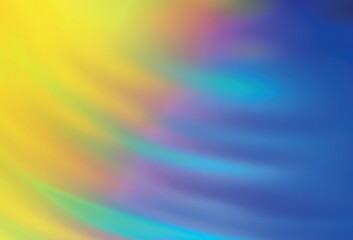 Obraz premium Light Blue, Yellow vector blurred template.