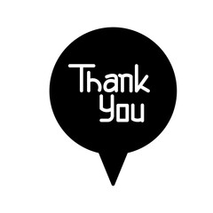 thank you glyph icon