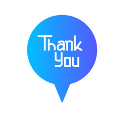 thank you gradient icon
