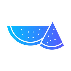 Fototapeta premium watermelon gradient icon