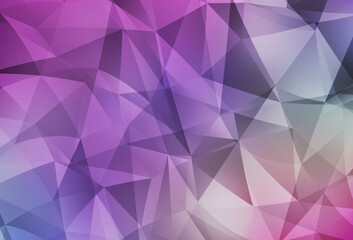 Obraz premium Light Multicolor vector abstract mosaic pattern.