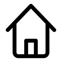 Icon Home With Style Outline