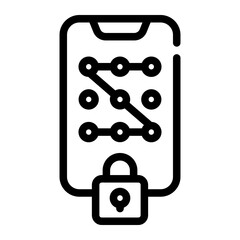 password line icon