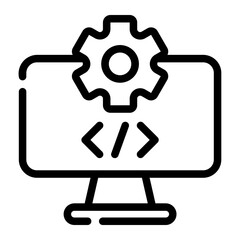 website line icon