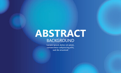 banners blue with abstract shapes