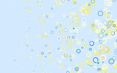 Light Brown vector texture with disks.