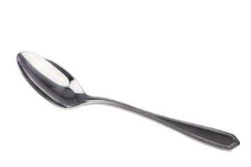 Silver spoon photo stacking side view