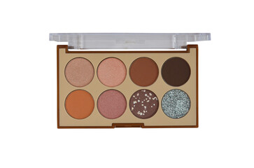 decorative cosmetics, pastel and nude eye shadow colors