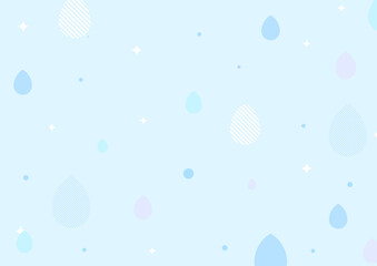 雫 幾何学 図形 青い	
