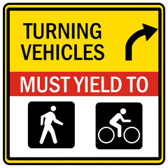 bicycle parking and road sign 