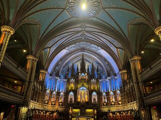 Fototapeta premium Notre-Dame Basilica of Montreal