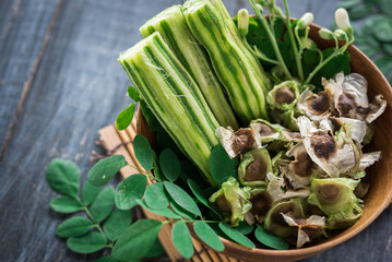 Moringa, Moringa oleifera leaves, Moringa seed,flowers and leaves of Moringa