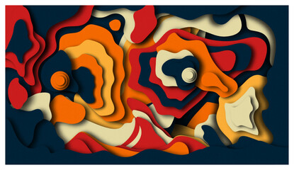 Cut Out Background Design