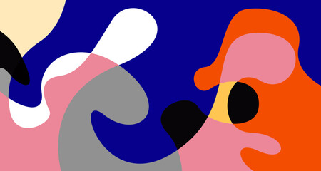 Abstract liquid shape. Fluid geometric design. Isolated gradient waves with geometric lines, dots, batik Indonesia pattern. Vector illustration.