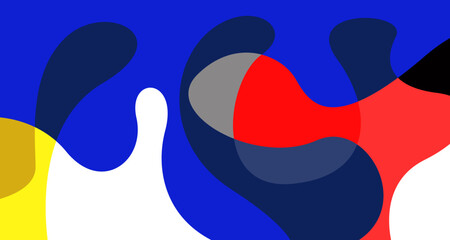 Abstract liquid shape. Fluid geometric design. Isolated gradient waves with geometric lines, dots, batik Indonesia pattern. Vector illustration.