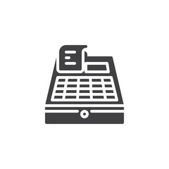 Cash register vector icon