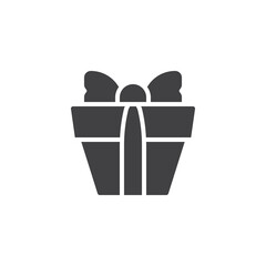 Gift box vector icon