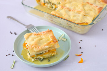 Kürbis- Lasagne