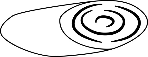 Lemon Grass Leaf Drawing Line Chop