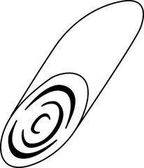 Lemon Grass Leaf Drawing Line Chop