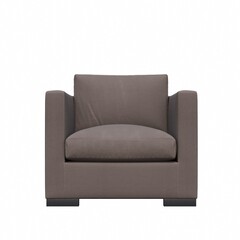 armchair isolated on white background, interior furniture, , 3D illustration, cg render