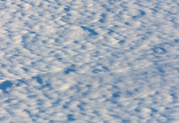 Snow in winter as background.