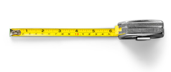 Yellow work Tape Measure or Centimeter