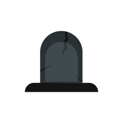 Grave vector isolated on white background. Halloween vector.	