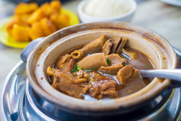 Malaysia famous food, bakuteh