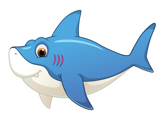 Little Shark Cartoon Animal Illustration