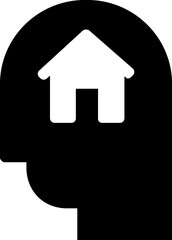 Real estate, realtor line icon