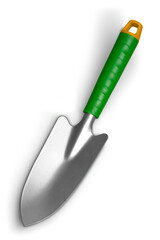 Shovel for gardening  isolated on white