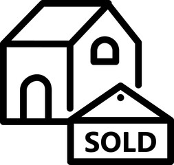 Realtor, home, house line icon