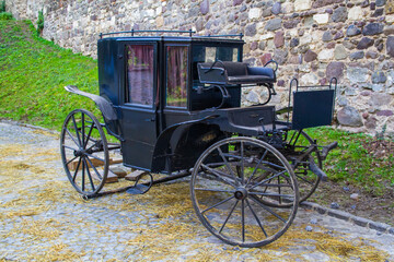 Fototapeta na wymiar Old carriage in Hungary