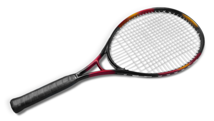 Tennis racket isolated on white background