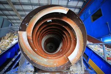 Spiral circle in the paper mil industry , a recyclable plant