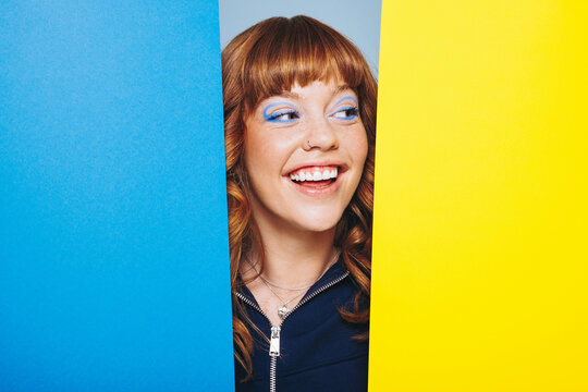 Fototapeta Fun with geometric shapes