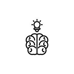 Brain theme icon suitable for web, application or additional components for your project