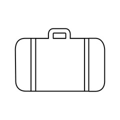 Luggage vector illustration design with lines suitable for coloring