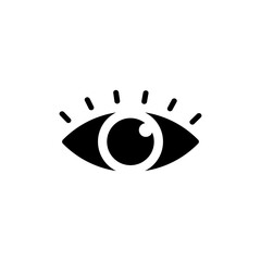 Outline eye icons. Open and closed eyes images, sleeping eye shapes with eyelash, vector supervision and searching signs, eye icon set. vision icon, see view icons, eyesight symbol, look sign