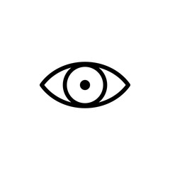 Outline eye icons. Open and closed eyes images, sleeping eye shapes with eyelash, vector supervision and searching signs, eye icon set. vision icon, see view icons, eyesight symbol, look sign