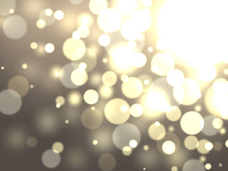 美しくキラキラ輝くゴールドのピンボケ背景