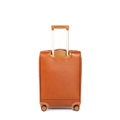 Luggage or baggage bag use for transportation travel and leisure on white isolated background