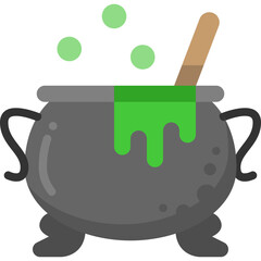 cauldron flat icon