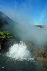Fototapeta na wymiar Iceland-view of hot springs Deildartunguhver