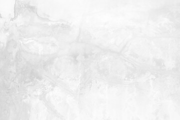 White Grunge Concrete Wall with Water Stains Background.