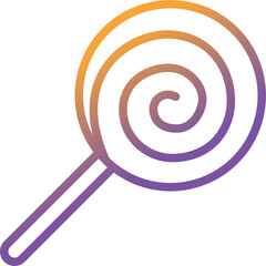 lollipop gradient line icon