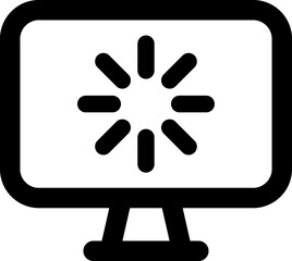 Computer, monitor, screen, pc icon