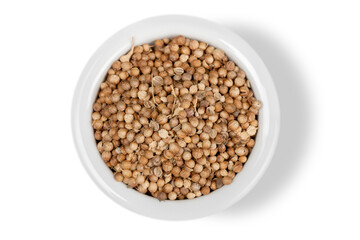 Various kinds of spices in sixteen white square bowls