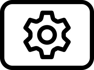 Black Computer Service Logo